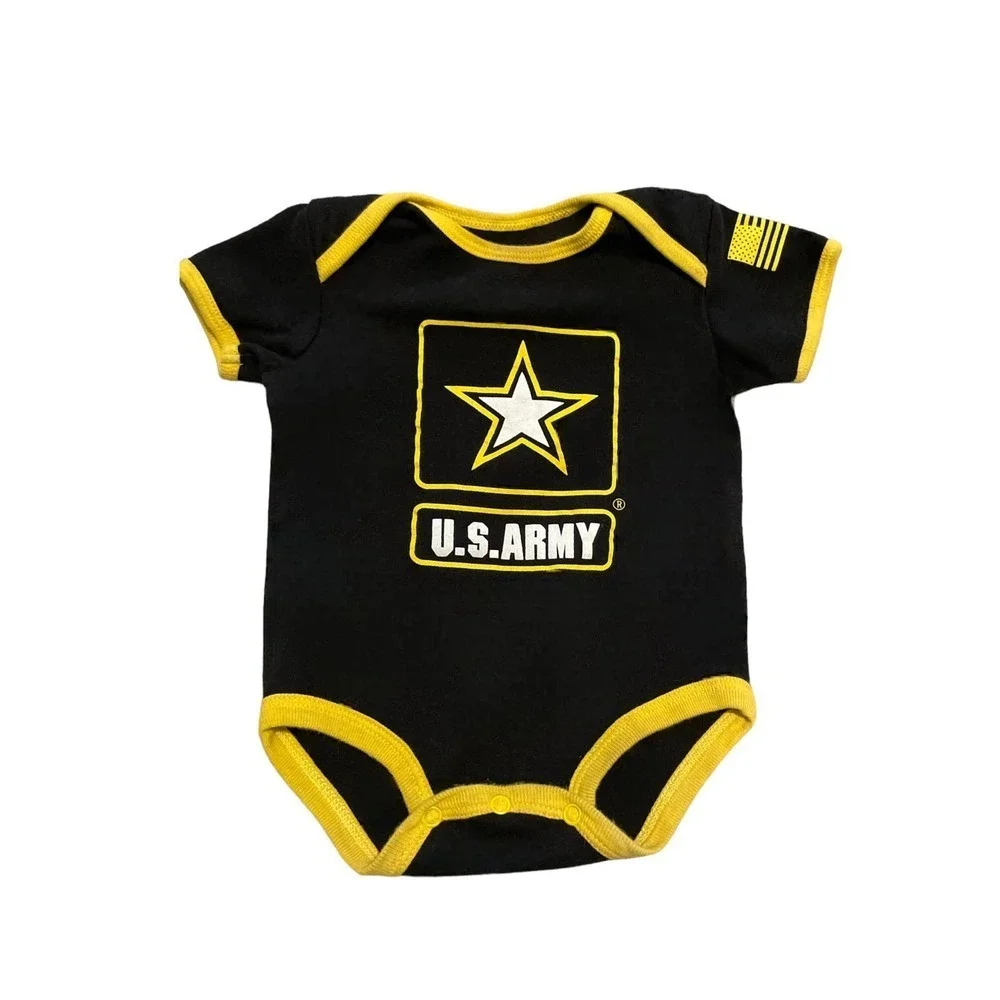 Trooper Clothing Army 2-Pack Baby Bodysuits 9-12 months